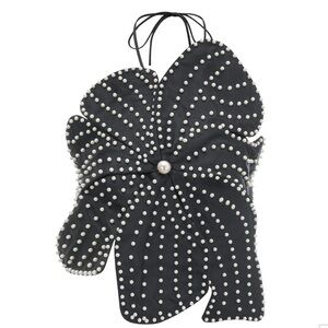 Stylish Flower Top with Elegant Embellished Pearls Design